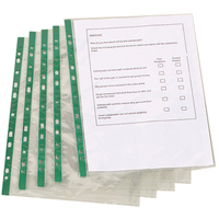 Q-CONNECT+Q-CONNECT+PUNCHED+POCKET+GLASS+PK100