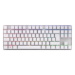 CHERRY MX 8.2 TKL Wireless RGB keyboard Gaming USB + RF Wireless + Bluetooth QWERTZ German White