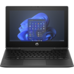HP Pro x360 Fortis G11 Intel® N N100 Laptop 11.6" Touchscreen HD 4 GB DDR4-SDRAM 128 GB SSD Wi-Fi 6E (802.11ax) Windows 11 Pro Black