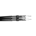 Securi-Flex SFX/RG6-TWIN-PVC-BLK-50 coaxial cable 50 m No Black