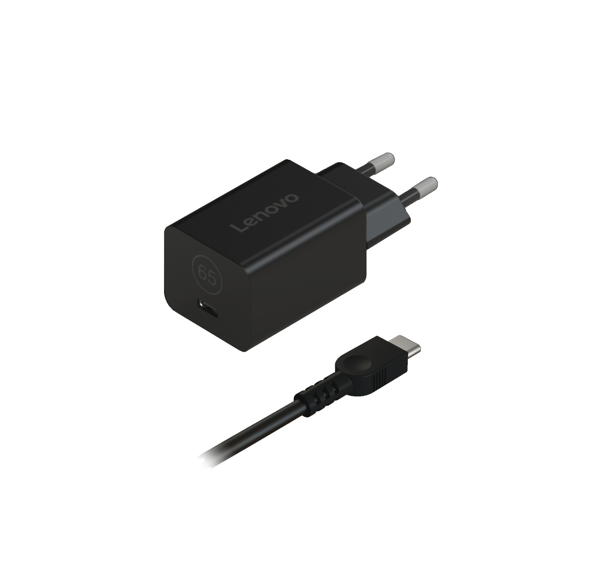 Lenovo GaN Nano 65W Universal Black AC Indoor