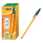 BIC Orange Fine Green Stick ballpoint pen 20 pc(s)