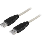 Deltaco USB 2.0 USB cable 1 m USB A Grey