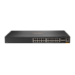 Hewlett Packard Enterprise Aruba 6200F 24G Class4 PoE 4SFP+ 370W Gestionado L3 Gigabit Ethernet (10/100/1000) Energía sobre Ethernet (PoE) 1U Negro