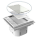 Vivolink VLCP8B-PLEXIGLASS push-button panel White