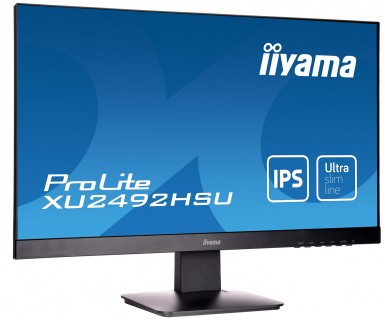iiyama ProLite XU2492HSU LED display 60.5 cm (23.8") 1920 x 1080 pixels Full HD Black