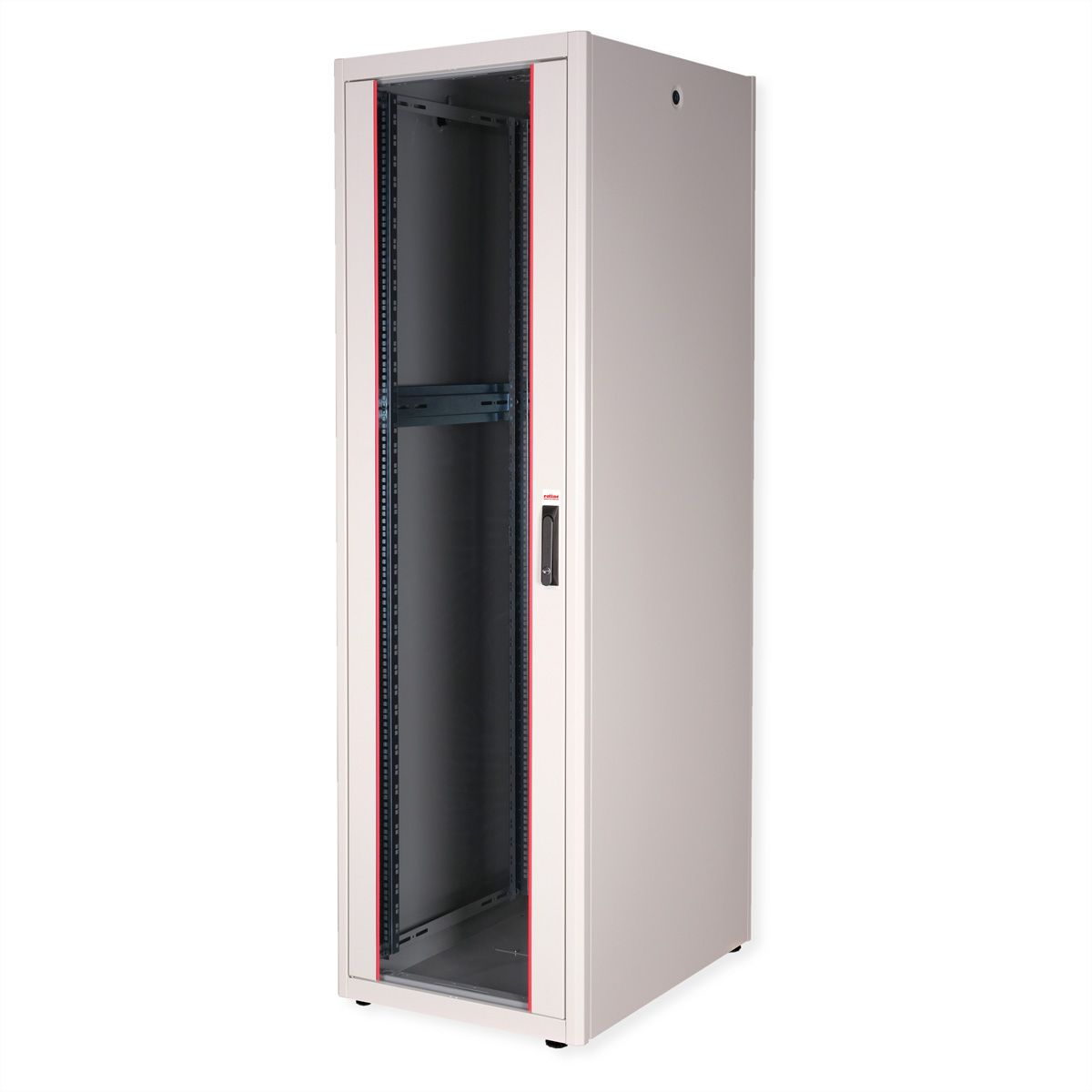 ROLINE 19-inch Network Cabinet Basic 42 U. 600x800 WxD glass door grey