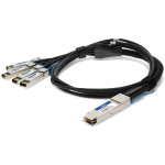 AddOn Networks ADD-Q28MUS28IN-P2M InfiniBand cable 2 m QSFP28 4xSFP28 Black