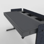 Heckler Design H902-4012 desk pad Linoleum Basalt