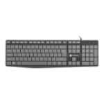 NATEC NAUTILUS keyboard Home/Office USB QWERTY US International Black, Grey