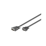 Microconnect 50990 video cable adapter 2 m DVI-I VGA (D-Sub) Black