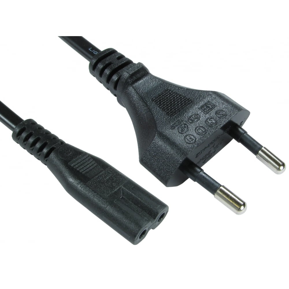 Photos - Cable (video, audio, USB) Cables Direct RB-295W power cable Black CEE7/16 C7 coupler 