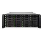 QSAN 4U Single Ctrl SAN System Intel Xeon D-1517 Quad Core 24 Bay 2-ported 10GbE BASE-T iSCSI with Redundant power supply 4 slots for optional host cards