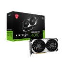 MSI VENTUS GEFORCE RTX 4070 2X 12G OC graphics card NVIDIA 12 GB GDDR6X