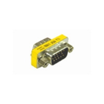 C2G HD15 VGA Male/Male Mini Gender Changer VGA (D-Sub) Yellow