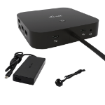 i-tec USB-C HDMI DP Docking Station with Power Delivery 100 W + Universal Charger 100 W