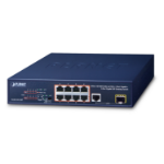 PLANET FGSD-1011HP network switch Unmanaged Gigabit Ethernet (10/100/1000) Power over Ethernet (PoE) 1U Blue