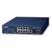 PLANET FGSD-1011HP network switch Unmanaged Gigabit Ethernet (10/100/1000) Power over Ethernet (PoE) 1U Blue