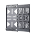 StarTech.com Slide-Out AV Component Storage Panel, Cable Box and Accessories Mounting, 22lb (10kg) Max, Behind-TV Media Wall Mount, Sliding Design for Easy Access