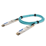 AddOn Networks QSFPDD4-400G-AOC14M-AO InfiniBand/fibre optic cable 14 m QSFP-DD AOC Aqua colour