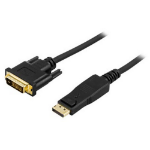 Deltaco DP-2010 serial cable Black 1 m 20-pin ha 24-pin ha