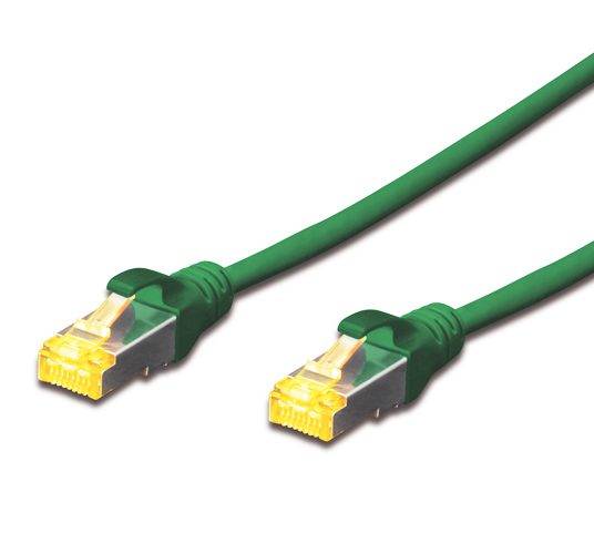 Image of FDL 0.25M CAT.6a 10Gb S-FTP LSZH PATCH CABLE - GREEN