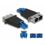 DeLOCK 87947 glasvezeladapter LC/SC 1 stuk(s) Zwart, Blauw