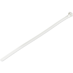 StarTech.com 10"(25cm) Reusable Cable Ties - 1/4"(7mm) wide, 2-1/2"(65mm) Bundle Dia. 50lb(22kg) Tensile Strength, Releasable Nylon Ties, Indoor/Outdoor, 94V-2/UL Listed, 100 Pack - White
