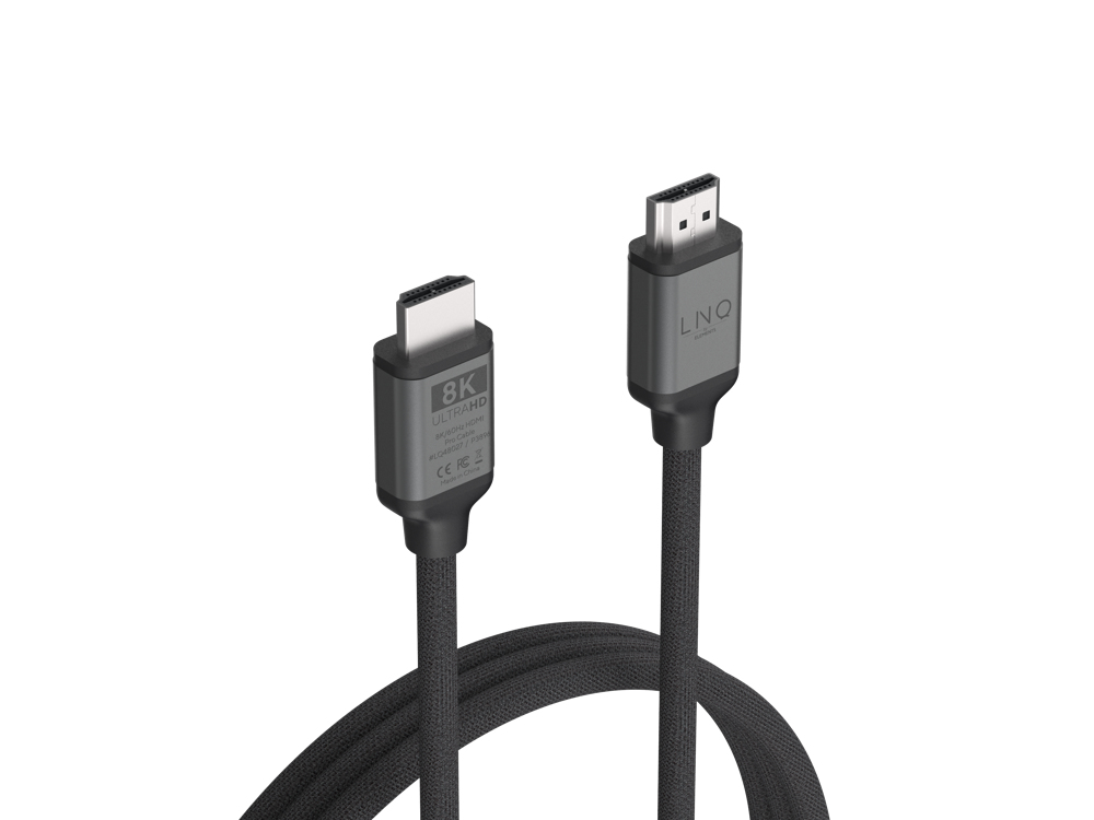 Photos - Cable (video, audio, USB) LINQ byELEMENTS 8K/60Hz PRO Cable HDMI to HDMI, Ultra Certified -2m LQ4802 