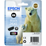 Epson C13T26314010/26XL Ink cartridge foto black high-capacity XL, 400 pages 400 Photos 8,7ml for Epson XP 600