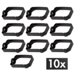 LogiLink 19" Cable management ring 44 x 70 mm, set of 10 pcs.