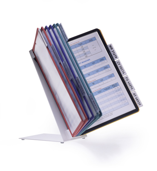 Durable VARIO document display carousel Desk Portrait A4