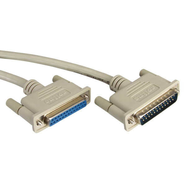 Image of ROLINE RS232 Cable, M - F 9 m