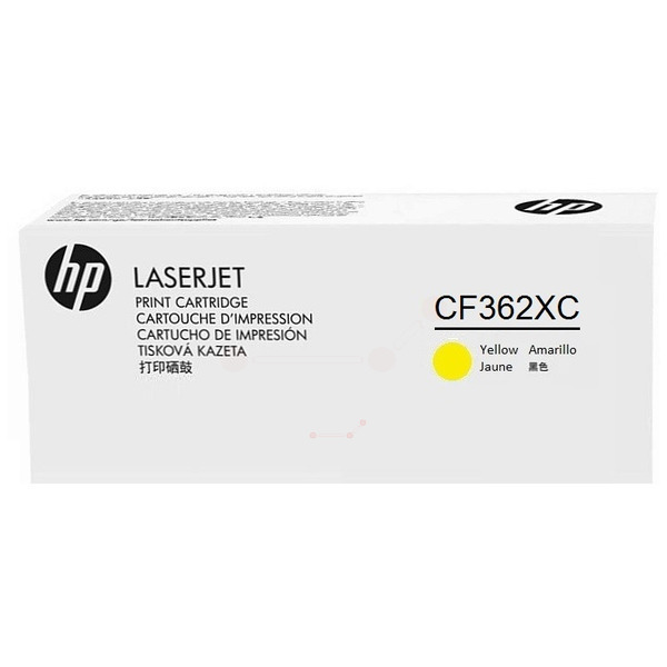 HP CF362XC/508X Toner Cartridge Yellow Contract. 9.5K Pages ISO/IEC 19