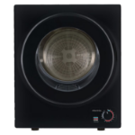 electriQ 2.5kg Mini Compact Vented Tumble Dryer - Black