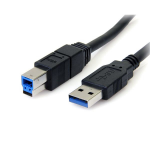 StarTech.com USB3SAB10BK USB cable 120.1" (3.05 m) USB A USB B Black