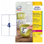 Avery L4719REV-20 printer label White Self-adhesive printer label
