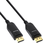 InLine DisplayPort 2.1 AOC cable, UHBR, black 30m