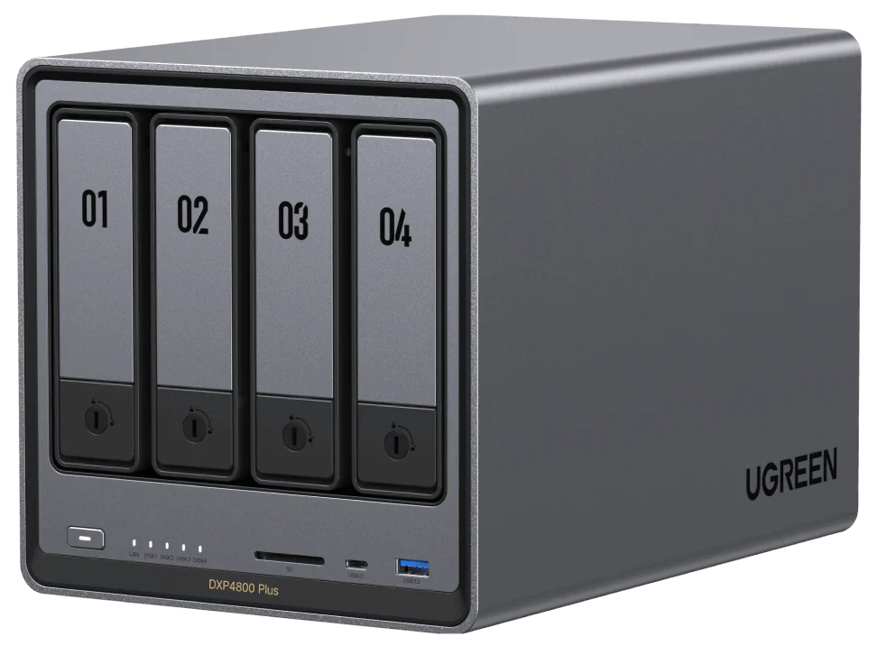 Ugreen NASync DXP4800 Plus NAS Desktop Intel® Pentium® 8 GB DDR5 UGOS PRO Black