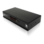 ADDER ADDERView Pro DisplayPort KVM switch Rack mounting Black