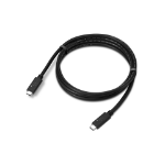 Lenovo 4X91U92143 USB cable USB4 Gen 2x2 1.5 m USB C Black