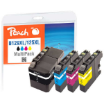Peach PI500-167 inktcartridge 4 stuk(s) Compatibel Extra (Super) hoog rendement Zwart, Cyaan, Magenta, Geel