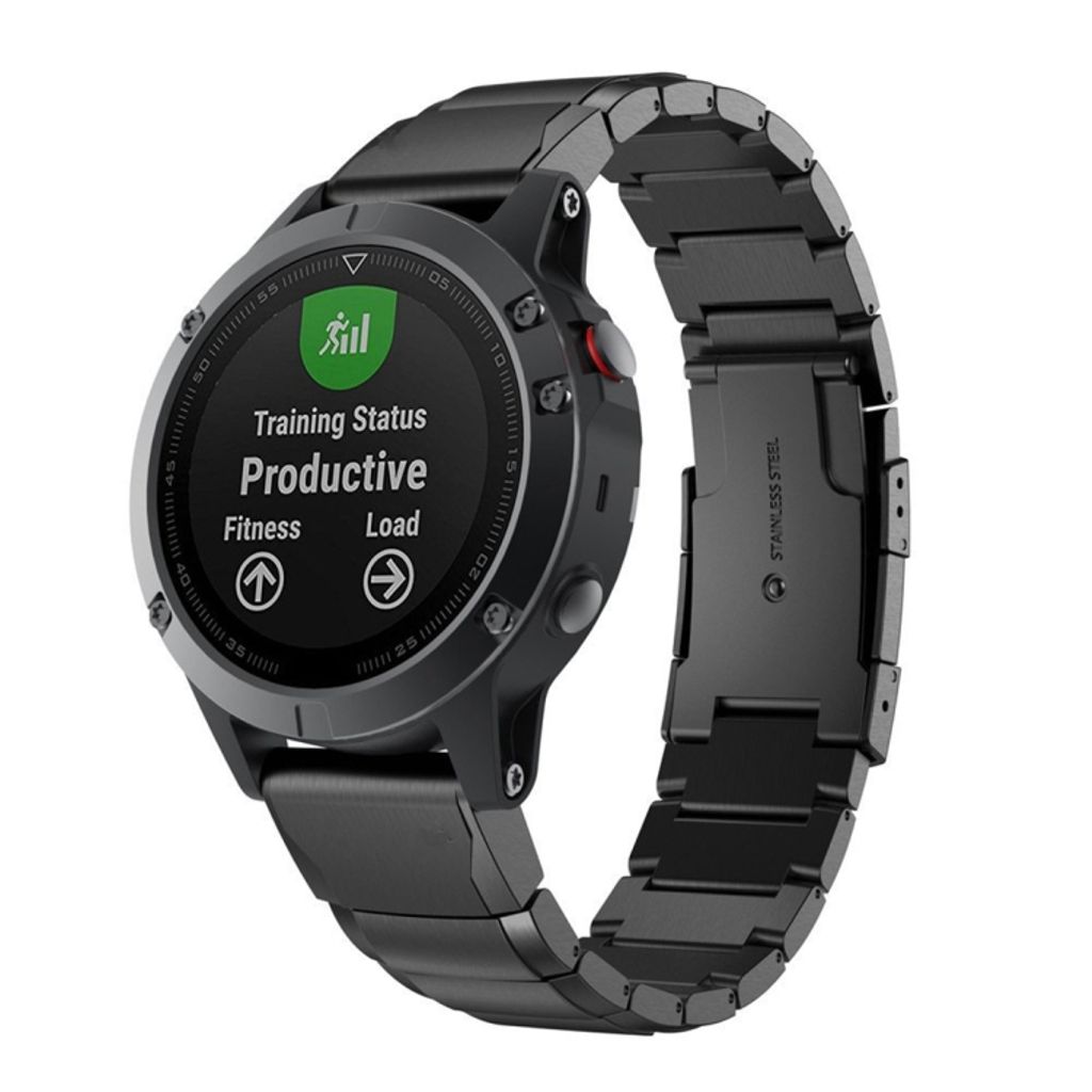 EU Product - Fenix 5S Steel Watch Band - Black thumbnail