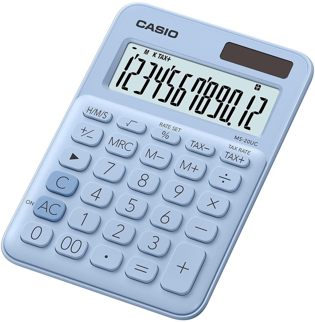 Image of Casio MS-20UC-LB calculator Desktop Basic Blue