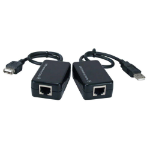 QVS USB-C5 network extender Network repeater Black