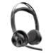 HP Poly Voyager Focus 2 Microsoft Teams Certified USB-C-C Headset +USB-C/A Adapter +Charging Stand