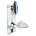 Ergotron StyleView Vertical Lift, Patient Room monitor mount / stand 24" Wall White