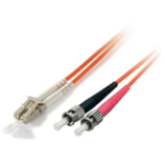 Equip LC/ST Fiber Optic Patch Cable, OS2, 2.0m