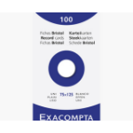 Exacompta 13301E index card White -