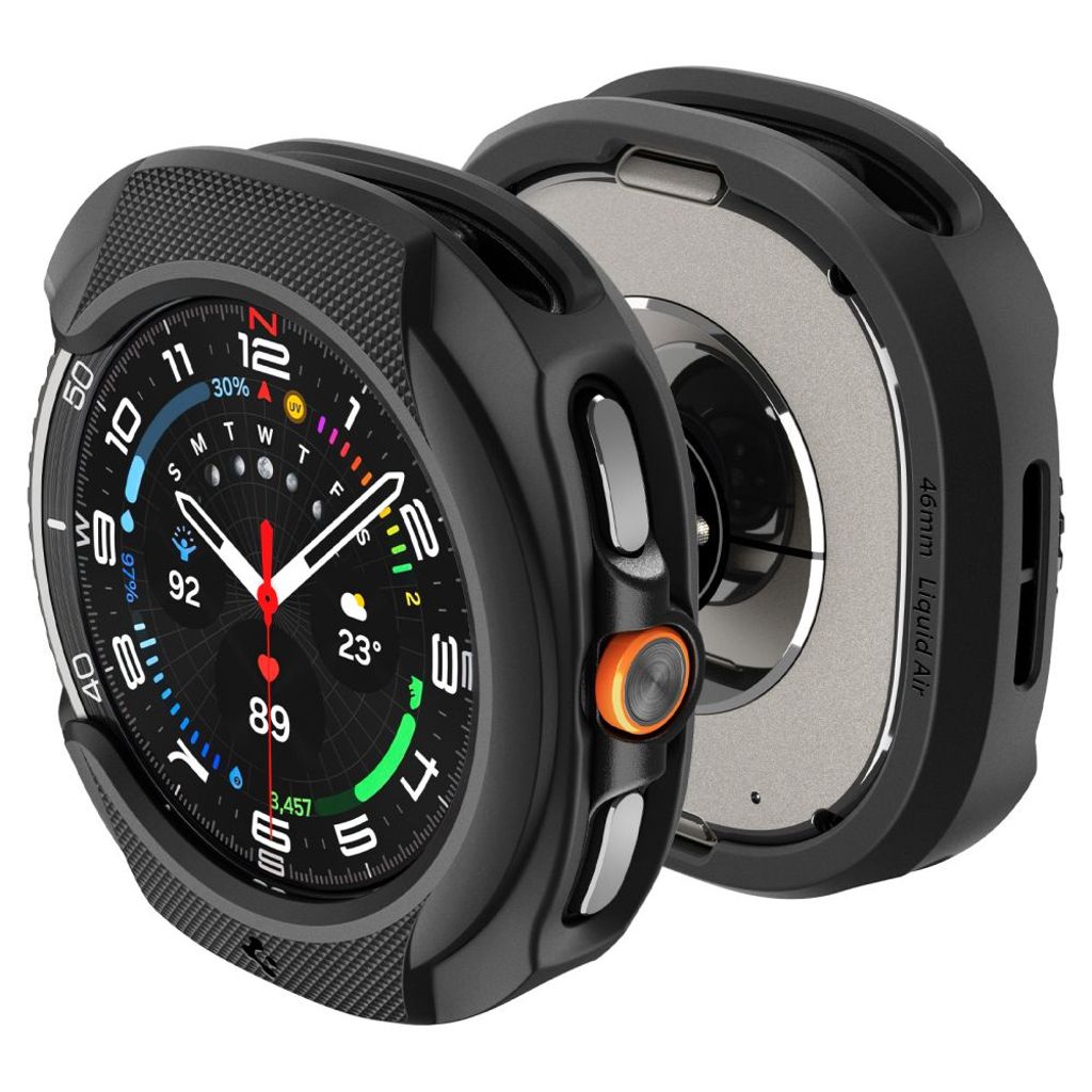 EU Product - Liquid Air Case for Samsung Galaxy Watch 8 Classic 46mm - Black thumbnail